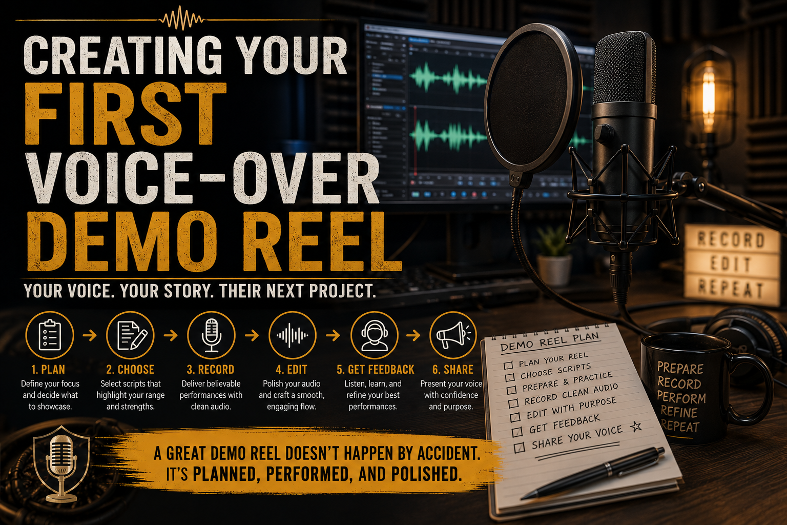 First Voice-Over Demo Reel
