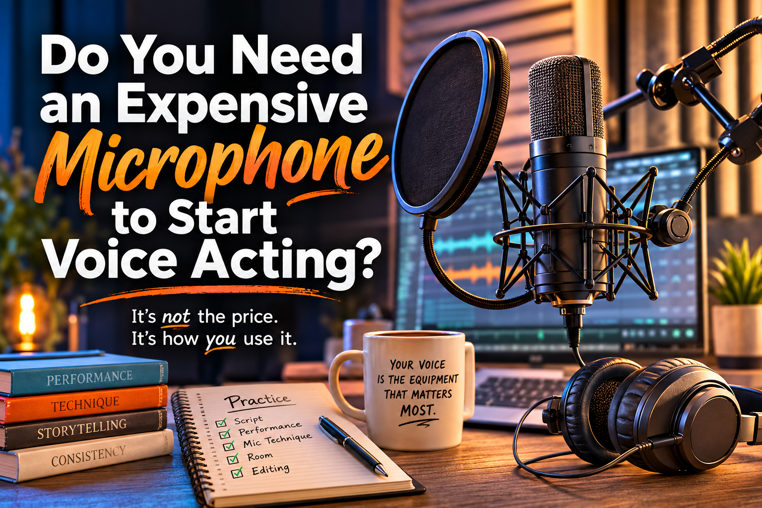 Do You Need an Expensive Microphone to Start Voice Acting?
